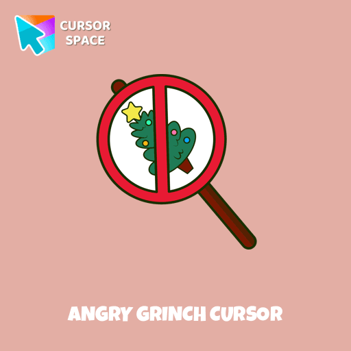 Angry Grinch cursor pointer cursor